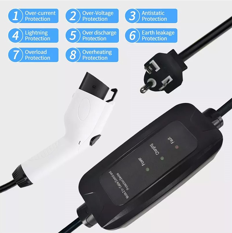 Safety Feature of Portable Evse Charger